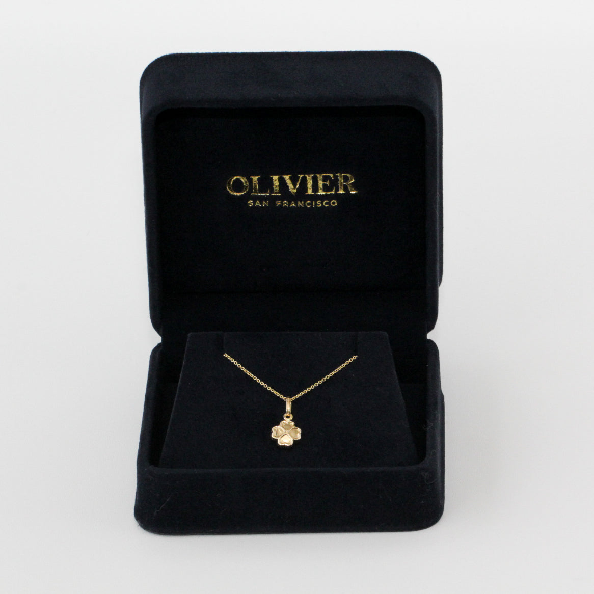 dainty gold lucky charm