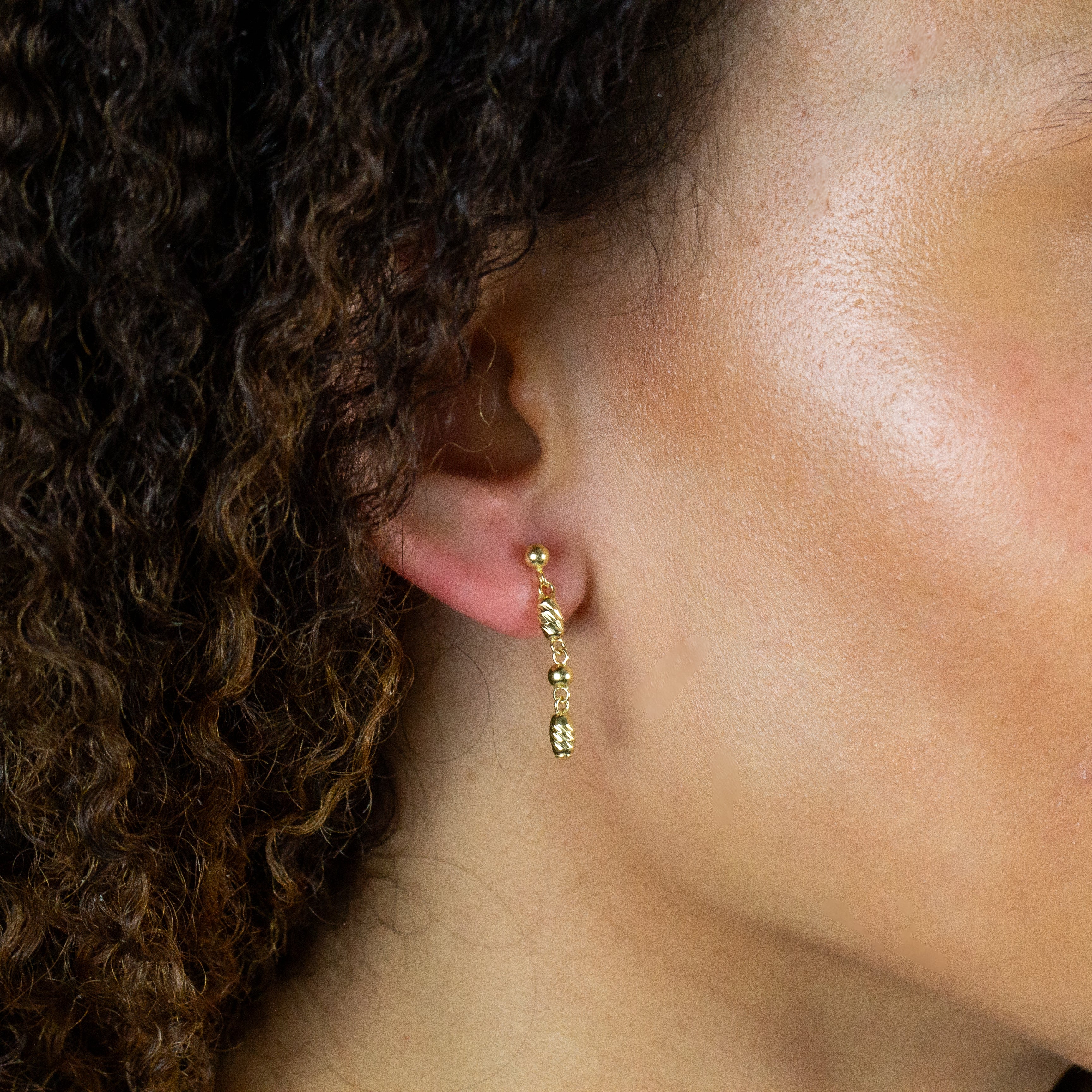 Gold Dangly Earrings