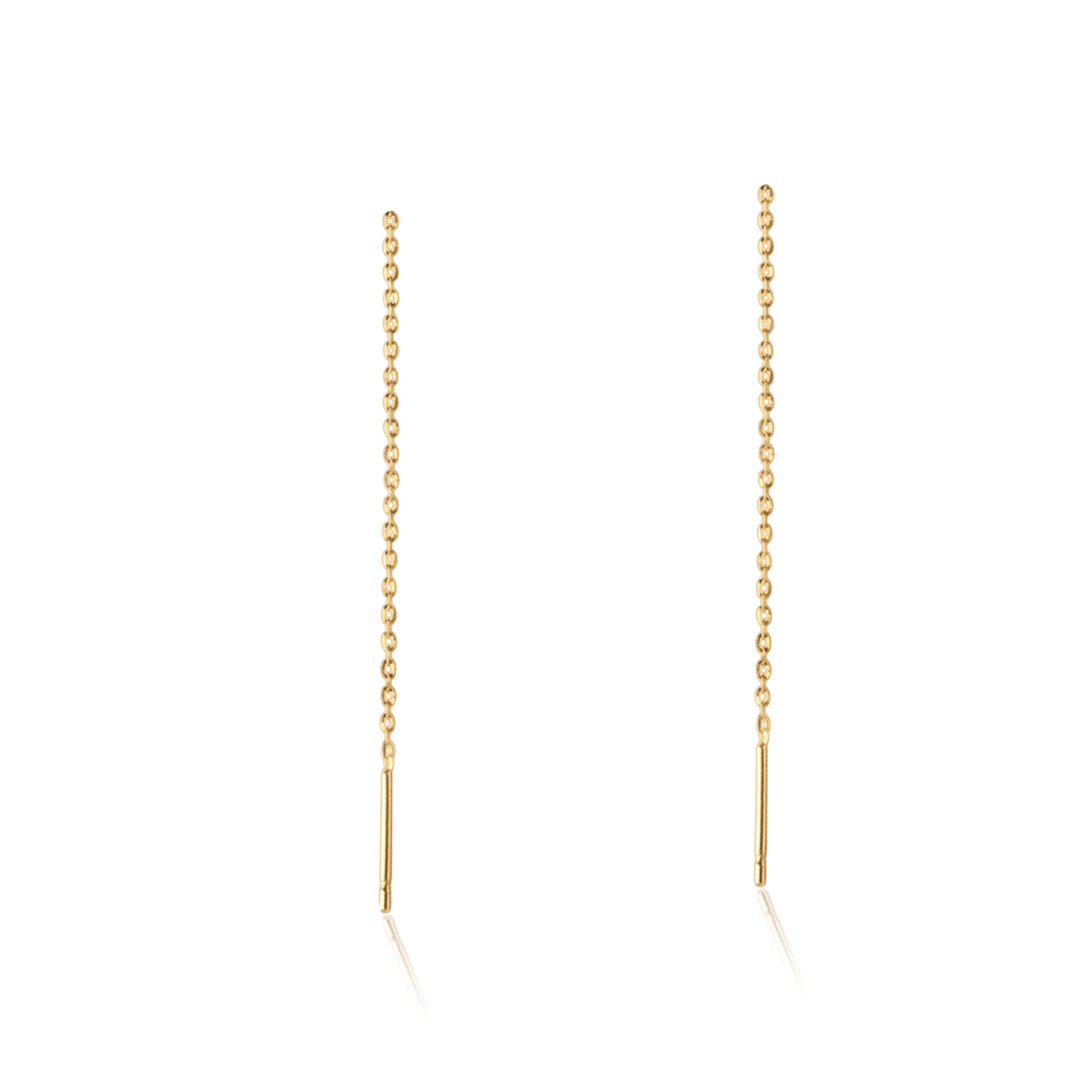 Minimalist Chain Dangle Earrings