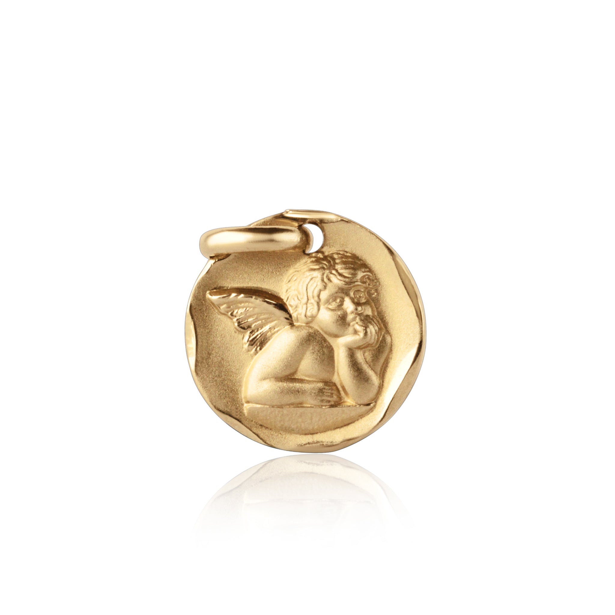Gold Pendant cherub