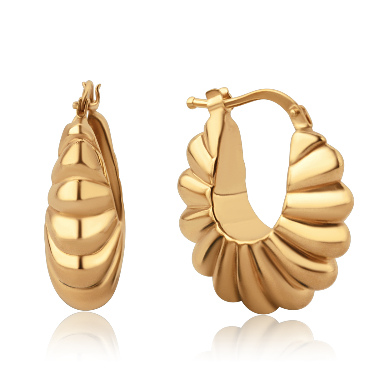 croissant hoop earring product