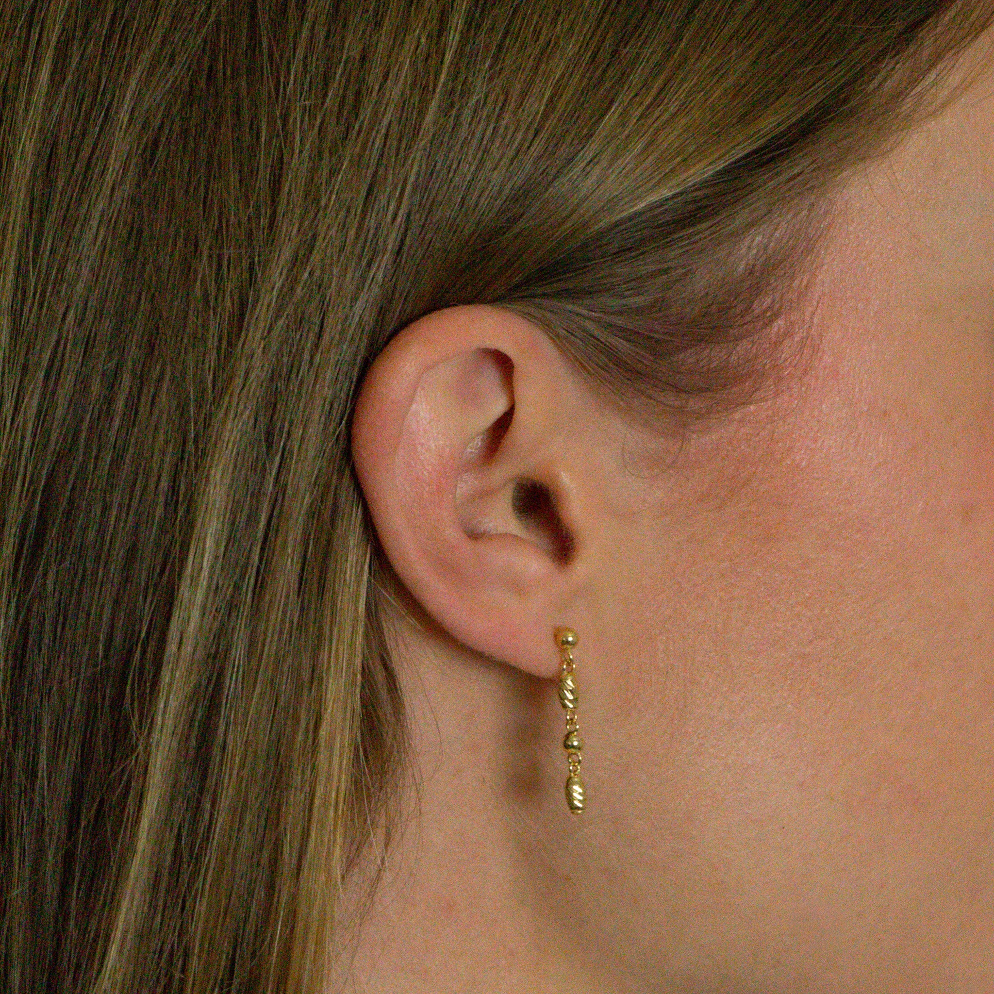 Gold Dangly Earrings