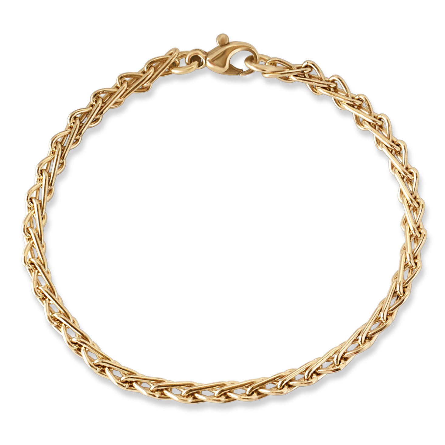 gold bracelet face, made in italy
