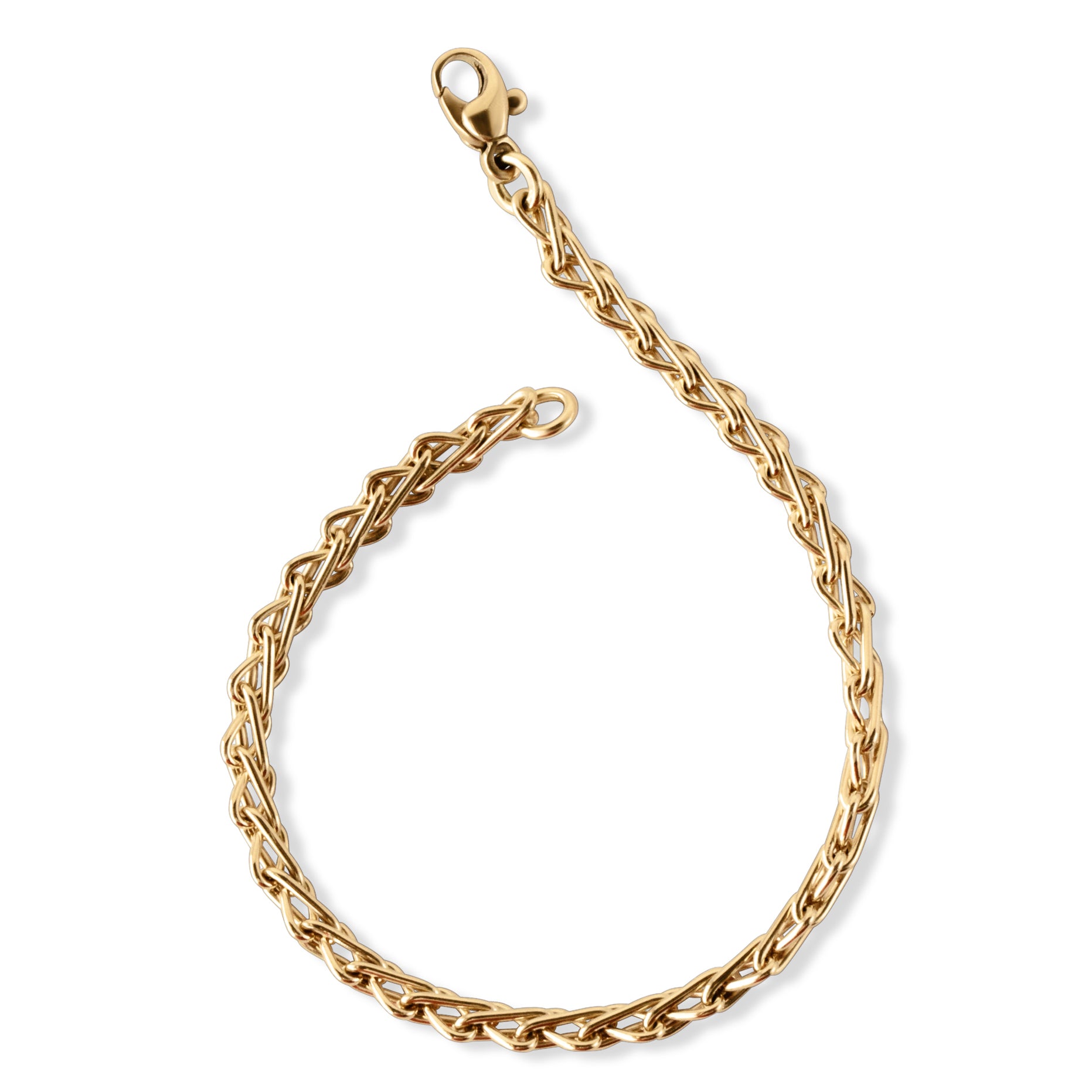 gold bracelet texture, made in italy