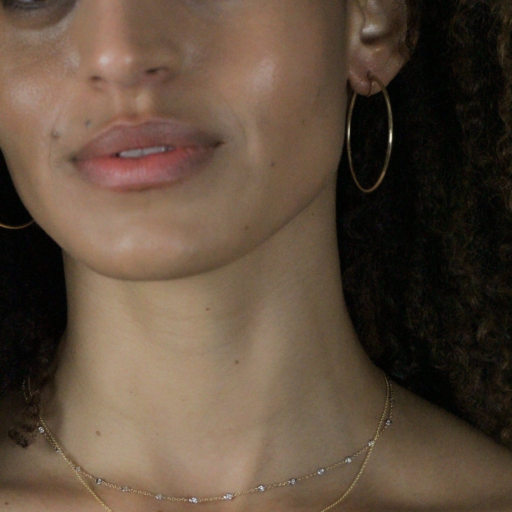 oversized gold hoops earrings women