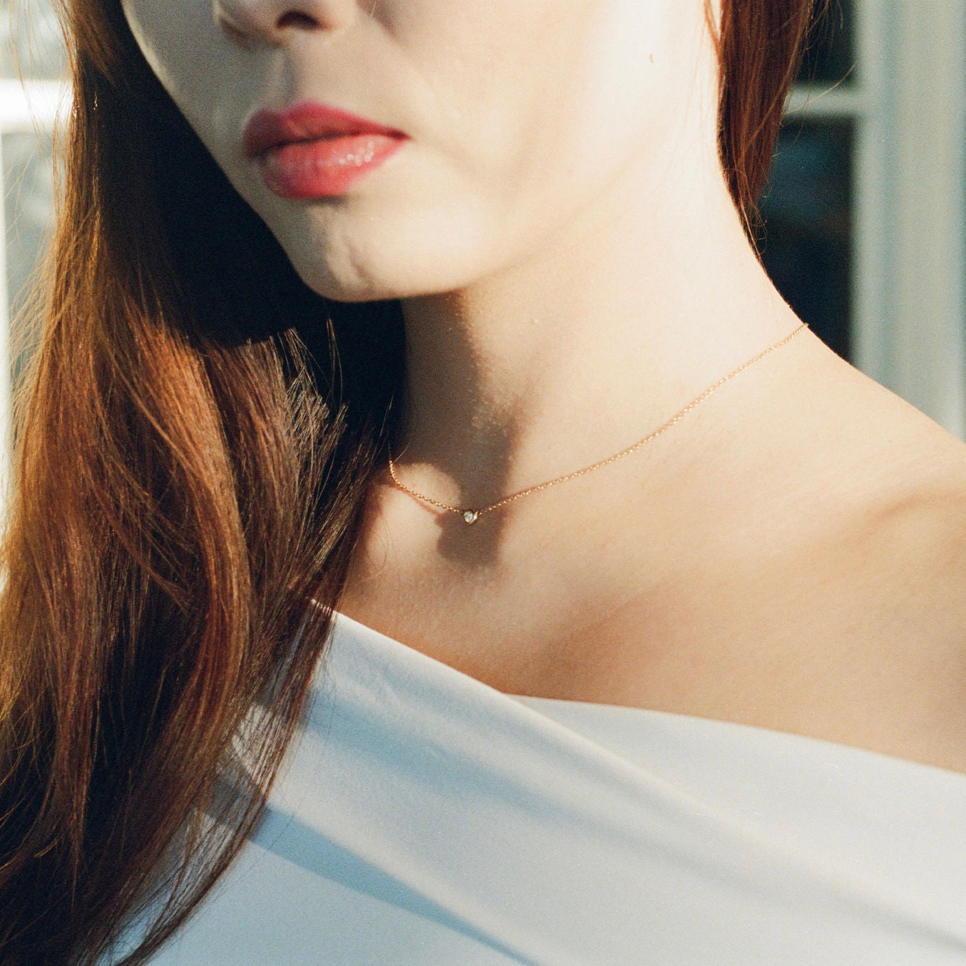 Solitaire Diamond Necklace