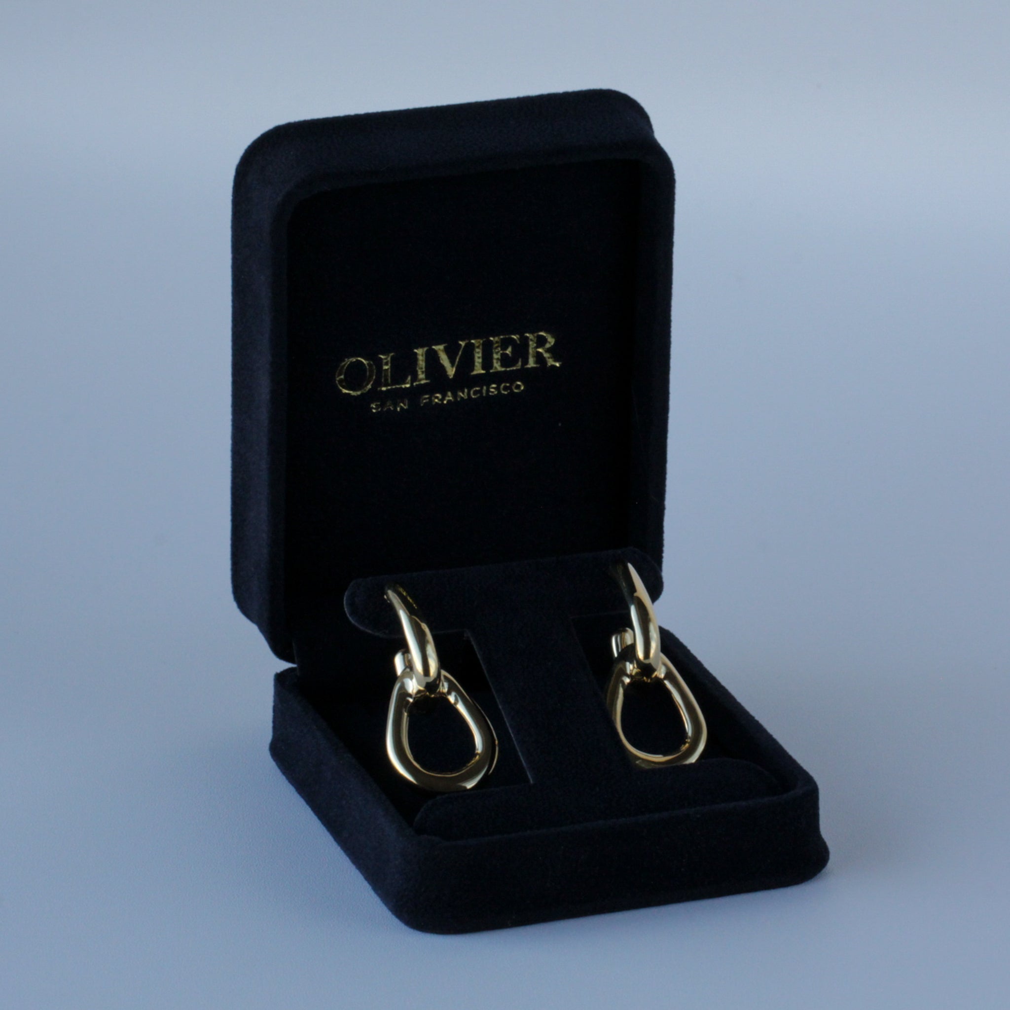 Oversized Rolo Statement Earrings