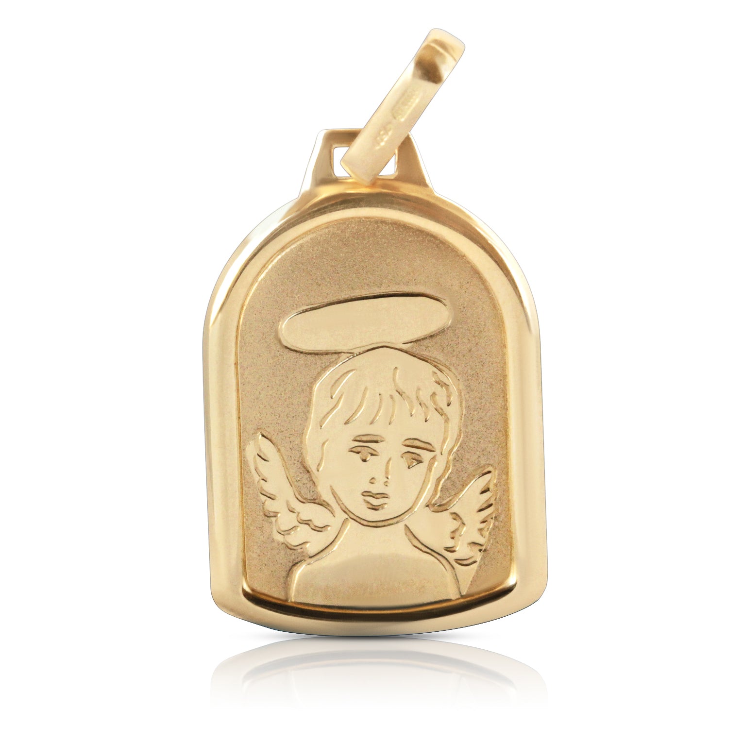 gold angel pendant