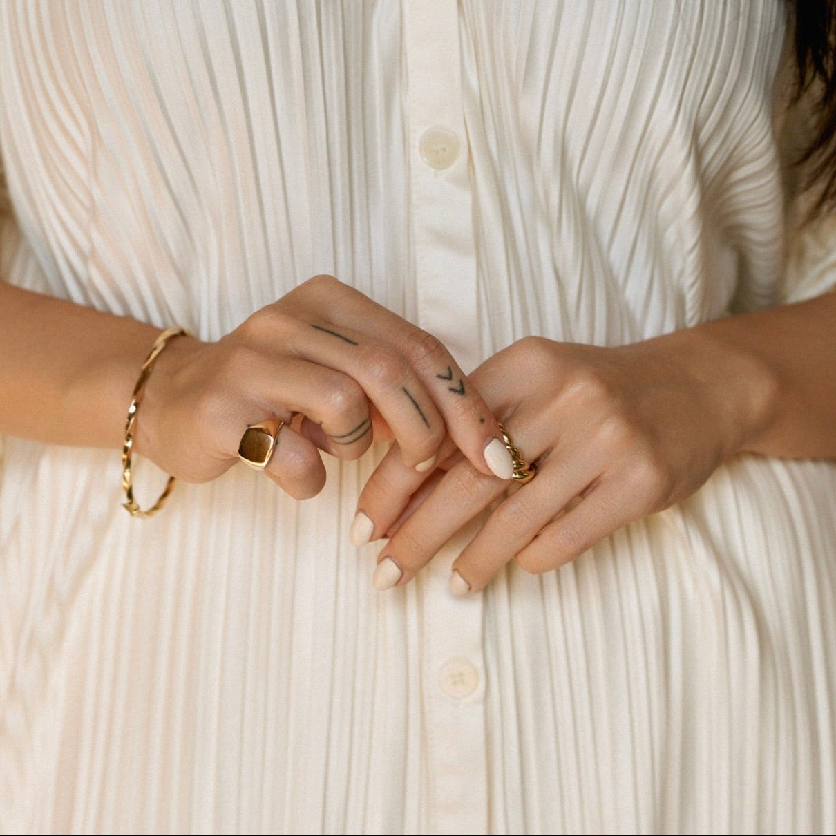 Solid Gold Pinky Ring