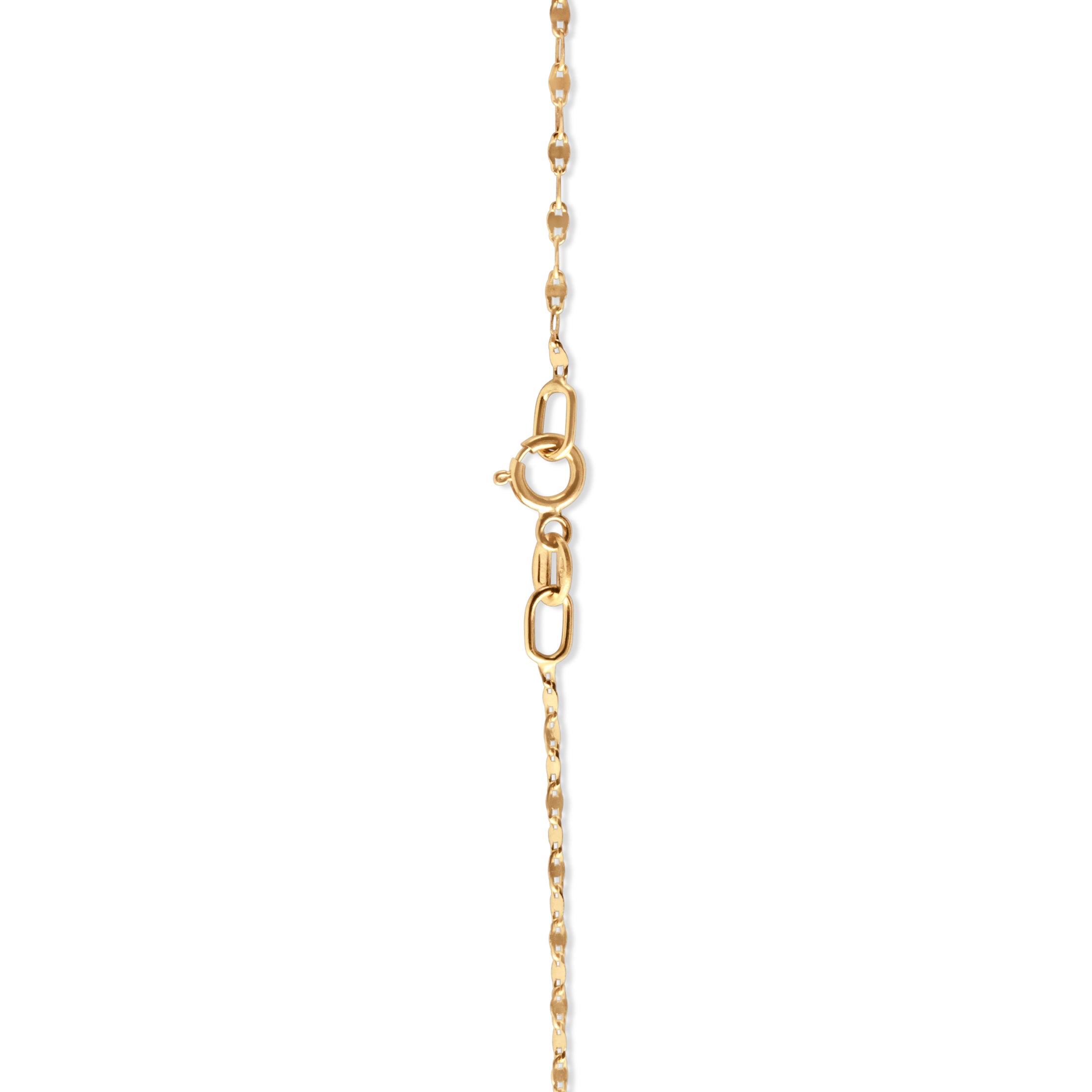 alternate mariner gold chain, spring clasp